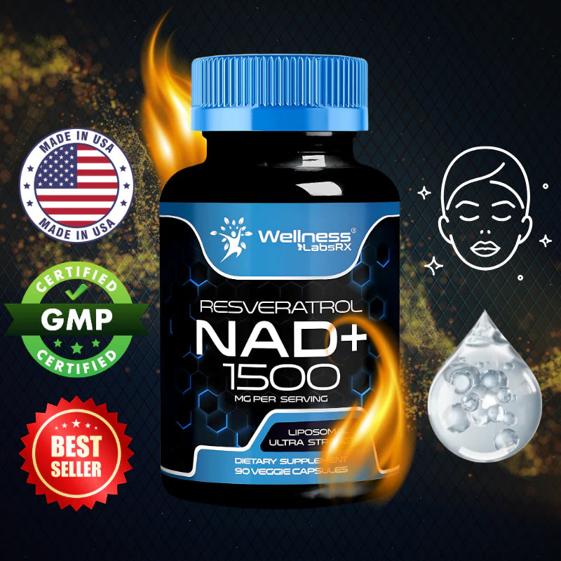 ResveraNad+™ – El secreto antiedad ✨: NAD+ 💊 y Resveratrol en una sola fórmula 💥