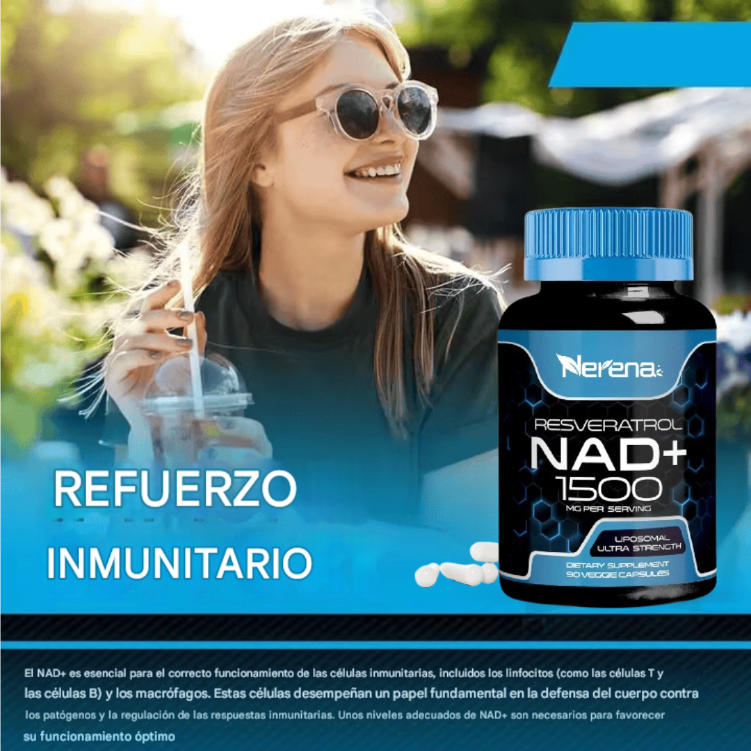 ResveraNad+™ – El secreto antiedad ✨: NAD+ 💊 y Resveratrol en una sola fórmula 💥