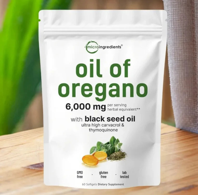 🌿 Aceite de Orégano con Aceite de Semilla Negra